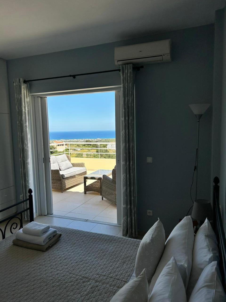 Villa Vuna - Private Pool -Sea View 하니아 외부 사진
