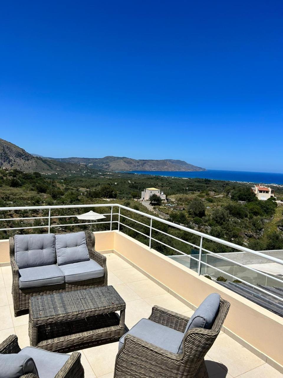 Villa Vuna - Private Pool -Sea View 하니아 외부 사진